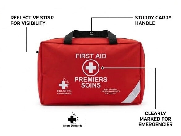 Empty Large First Aid Kit - Nylon