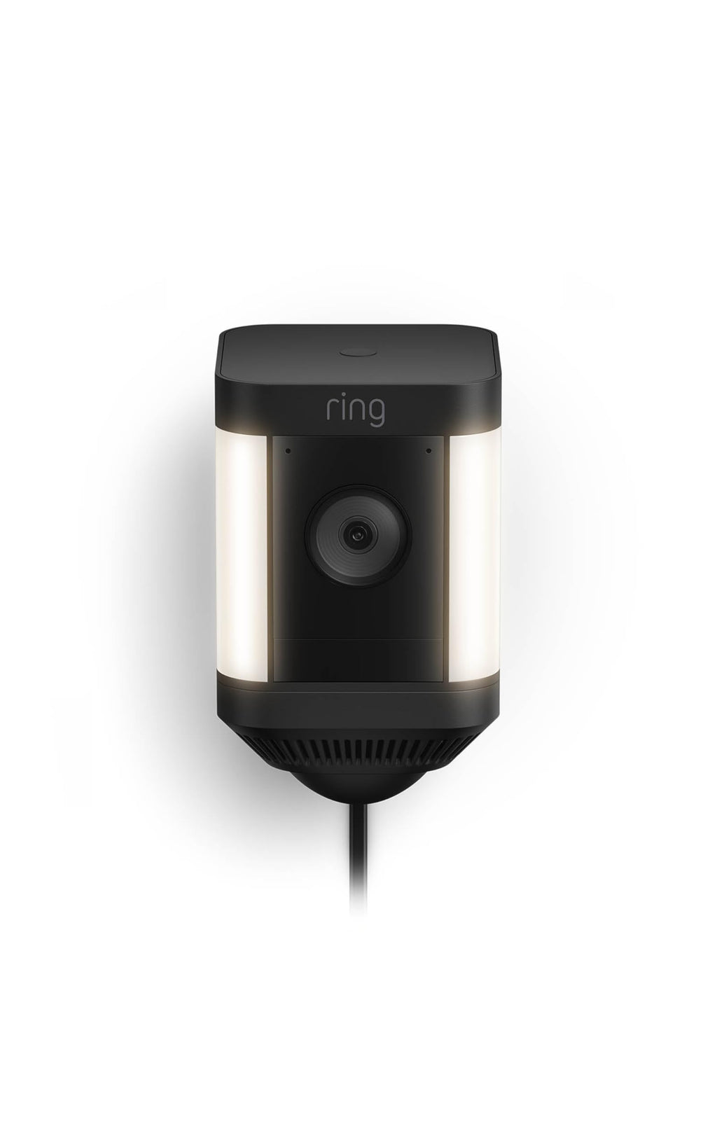 Ring Spotlight Cam Plus, Plug-in | Two-Way Talk, Colour Night Vision, and Security Siren - Black 🍁 All In One Marketplace Canada