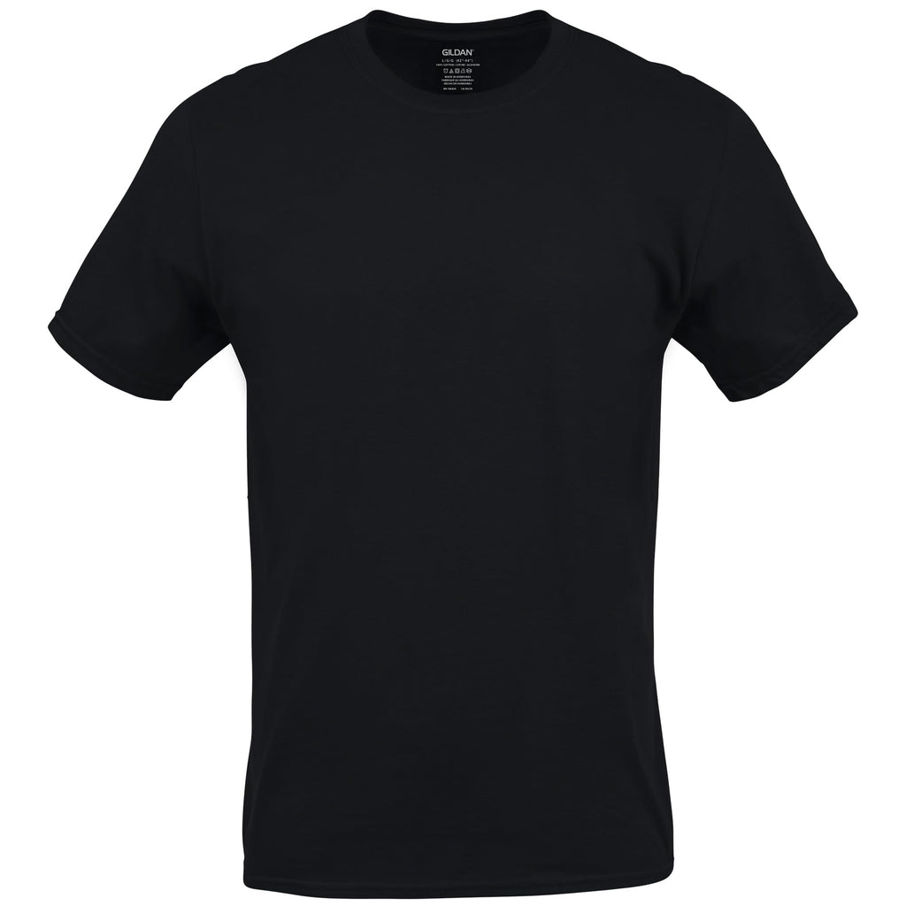 GILDAN Men's Crew T-Shirts Printed, Black (6-Pack), Large 🍁 All In One Marketplace Canada