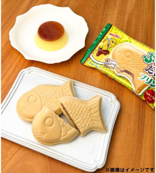 Meito Puku Puku Tai Pudding Wafer (16.8G) [Best Before Date: 2027.04]