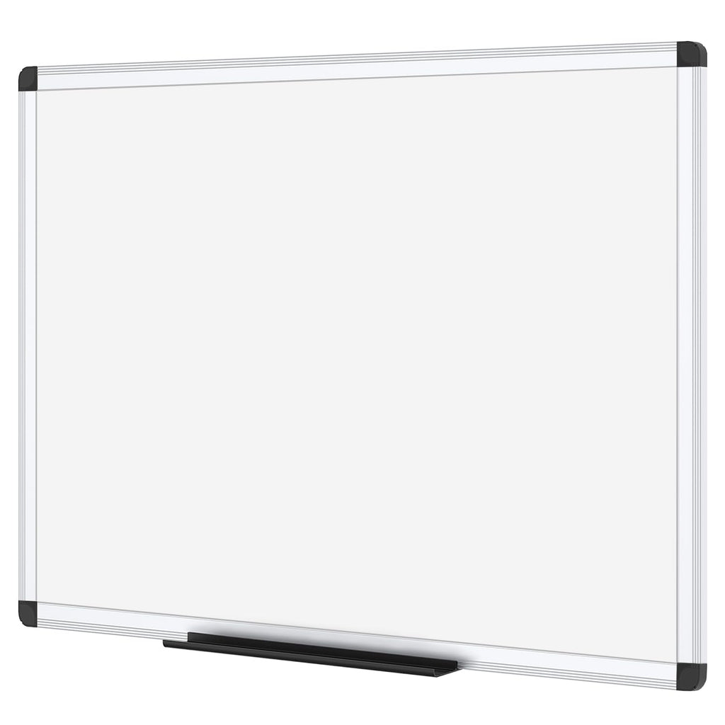 VIZ-PRO Magnetic White Board, Dry Erase Board 24 X 18 Inches, Whiteboard with Silver Aluminium Frame 🍁 All In One Marketplace Canada