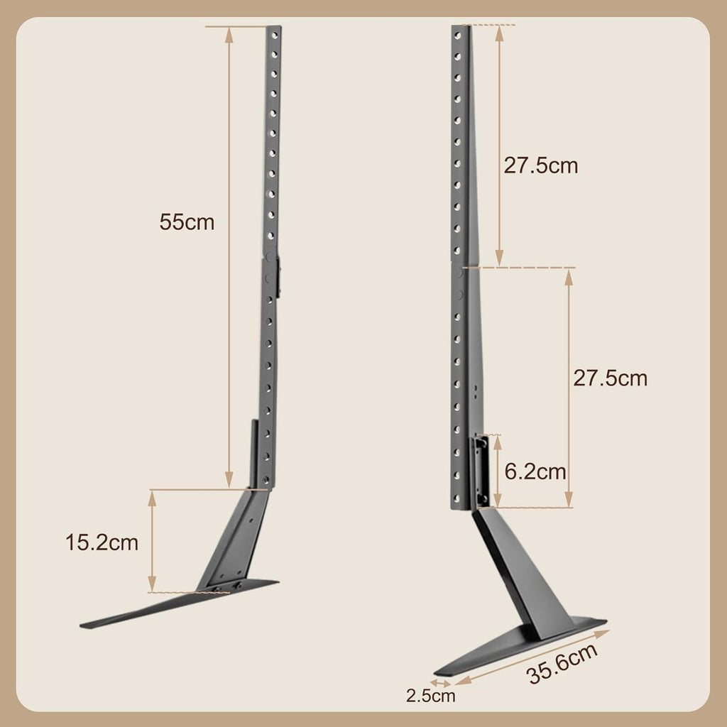GPlus+ Universal Table Top TV Stand for Most 23 to 75 inch LCD LED Plasma Flat Screen TVs, TV Base Height Adjustable Leg Stand Holds up to 88 lbs/40Kg, VESA up to 800x600mm, LDT03-26L 🍁 All In One Marketplace Canada
