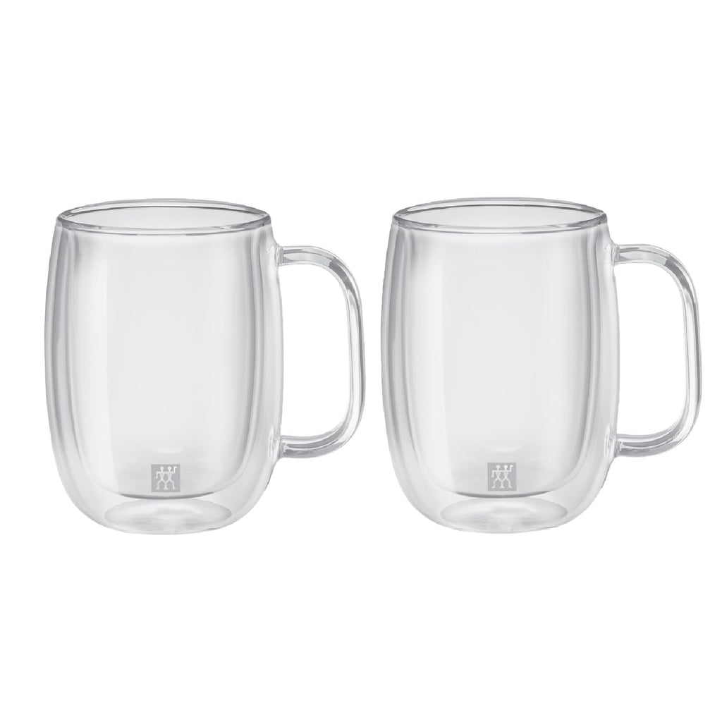 ZWILLING Sorrento Plus 2 Piece Insulated Double-Wall Borosilicate Glass Coffee Mug - 355 ml 🍁 All In One Marketplace Canada