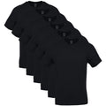 GILDAN Men's Crew T-Shirts, Multipack, Style G1100, Black (6-Pack), Small 🍁 All In One Marketplace Canada