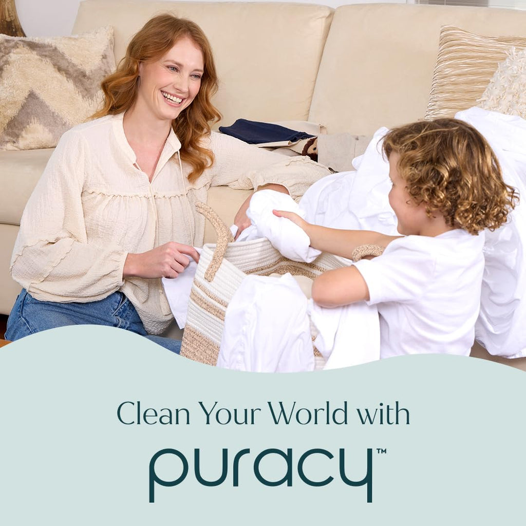 Puracy Dishwasher Pods, Natural Dishwasher Detergent, Free & Clear Dish tabs - Enzyme-Powered, Spot & Residue Free - TikTok Trend Items, Must Haves from TikTok Made Me Buy It (Free & Clear, 50 Count) 🍁 All In One Marketplace Canada