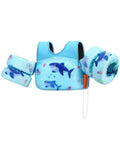 HeySplash Swim Vest for Kids, Toddler Pool Floaties Fit 33-66 Lbs, Puddle Jumper with Double Adjustable Strap, Swim Jacket Water Wing Arm Float, Sea Boat Flotation Device Boy Girl,Blue Shark 🍁 All In One Marketplace Canada