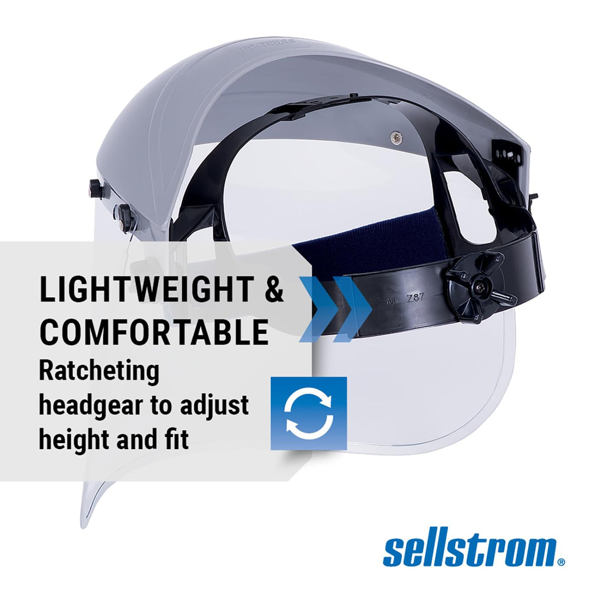 Sellstrom Advantage Face Shield — CSA Z94.3, Clear