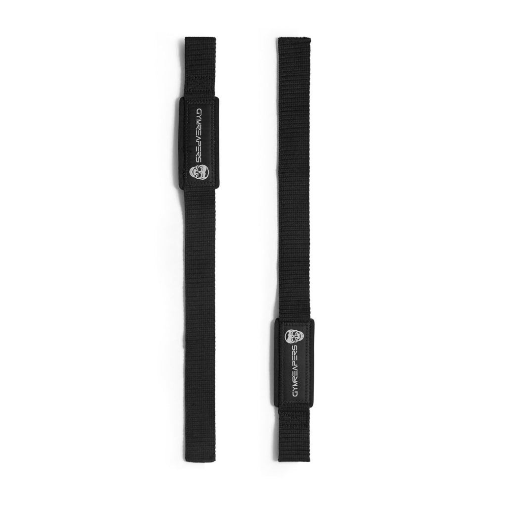 Gymreapers Lifting Wrist Straps for Weightlifting, Bodybuilding, Powerlifting, Strength Training, & Deadlifts - Padded Neoprene with 18" Cotton (Black) 🍁 All In One Marketplace Canada