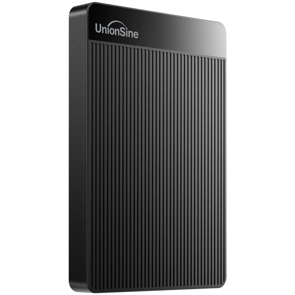 UnionSine 2TB Ultra Slim Portable External Hard Drive HDD-USB 3.0 Storage for PC, Mac, Laptop, PS4, Xbox one, Xbox 360-(Black) 🍁 All In One Marketplace Canada