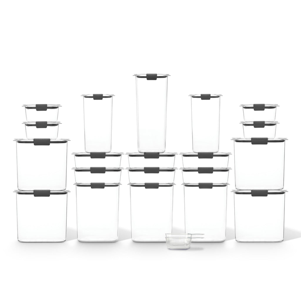 Rubbermaid Brilliance Pantry Containers, Airtight Food Storage Containers with Lids, BPA-Free, Set of 20 with 2 Scoops (42 Pieces Total) - Perfect for Kitchen and Pantry Organization 🍁 All In One Marketplace Canada