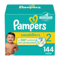 Pampers Swaddlers Diapers, Size 2 (10-22 lbs), 144 Count, Absorbent, Keeps Baby Dry and Comfortable, Skin Safe Disposable Baby Diaper 🍁 All In One Marketplace Canada