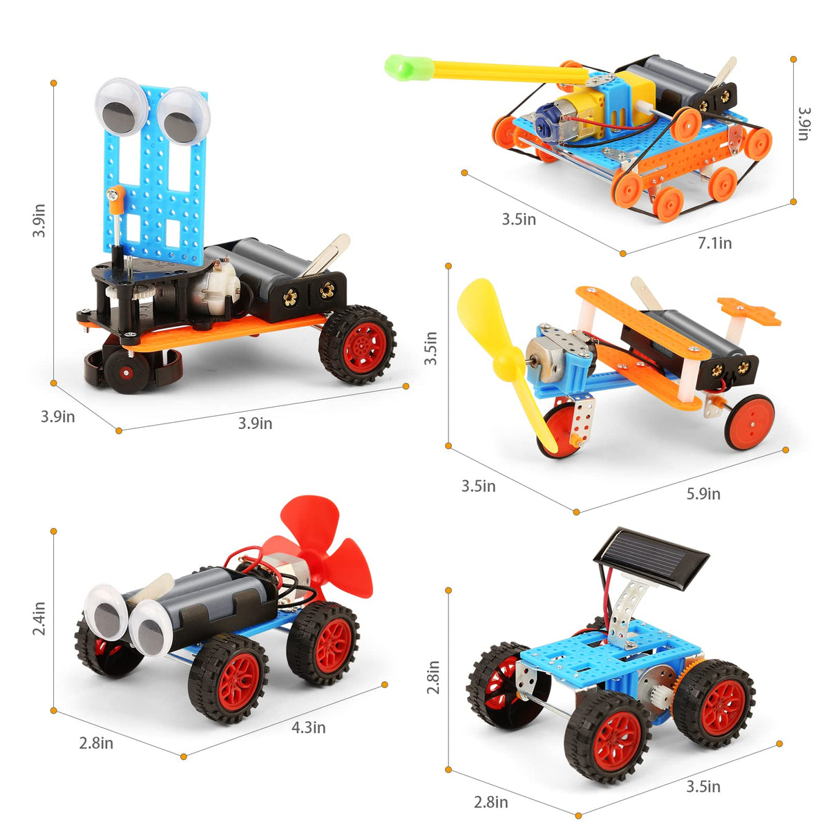 STEM Toys Science Kit for Kids 6-8 8-10 10-12, Crafts for Boys Girls Gifts 9-12 Years Old, STEM Building Robot Car Toys for Birthday Gift Ideas Age 8 9 10 11 12