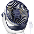OCOOPA Small USB Desk Fan Table Fan 5'' with Strong Airflow & Quiet Operation, Portable Cooling Mini Fan 3 Speed, 360°Rotatable Head for Home Office Bedroom Desktop 🍁 All In One Marketplace Canada