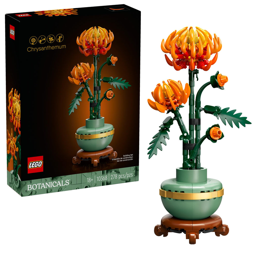 LEGO Botanicals Chrysanthemum Building Set for Adults Ages 18+ - Artificial Flower for Dinner Table Centerpieces & Decoration - Gift for Graduation - 10368 🍁 All In One Marketplace Canada