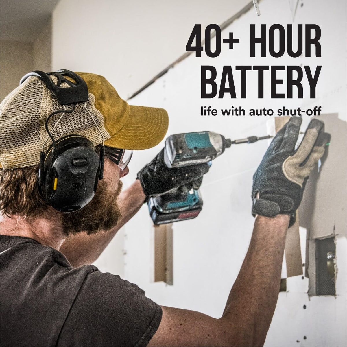 3M WorkTunes Connect Hearing Protection — Bluetooth, 26 dB NRR