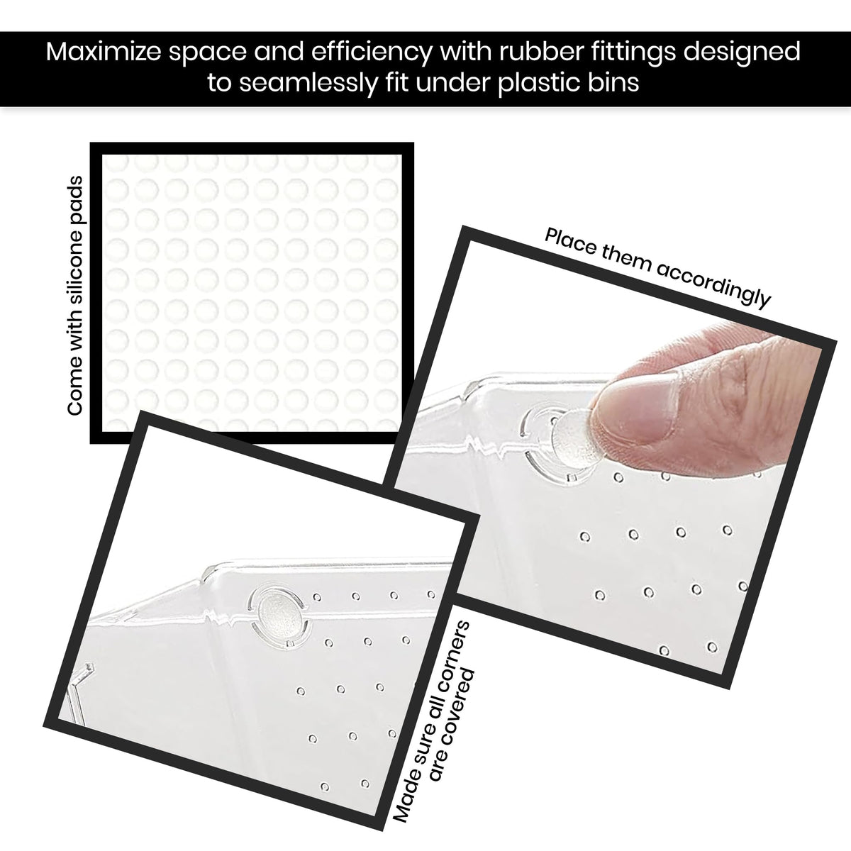 KICHLY 25 Pack Clear Plastic Desk Supplies Organizer, 4 Sizes Desk Drawer Organizer for Office Supplies, Vanity Organizers, Makeup, Gadgets, & Jewelry Storage Bins 🍁 All In One Marketplace Canada