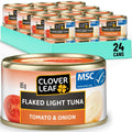 Clover Leaf Tomato & Onion Tuna — 24 × 85 g