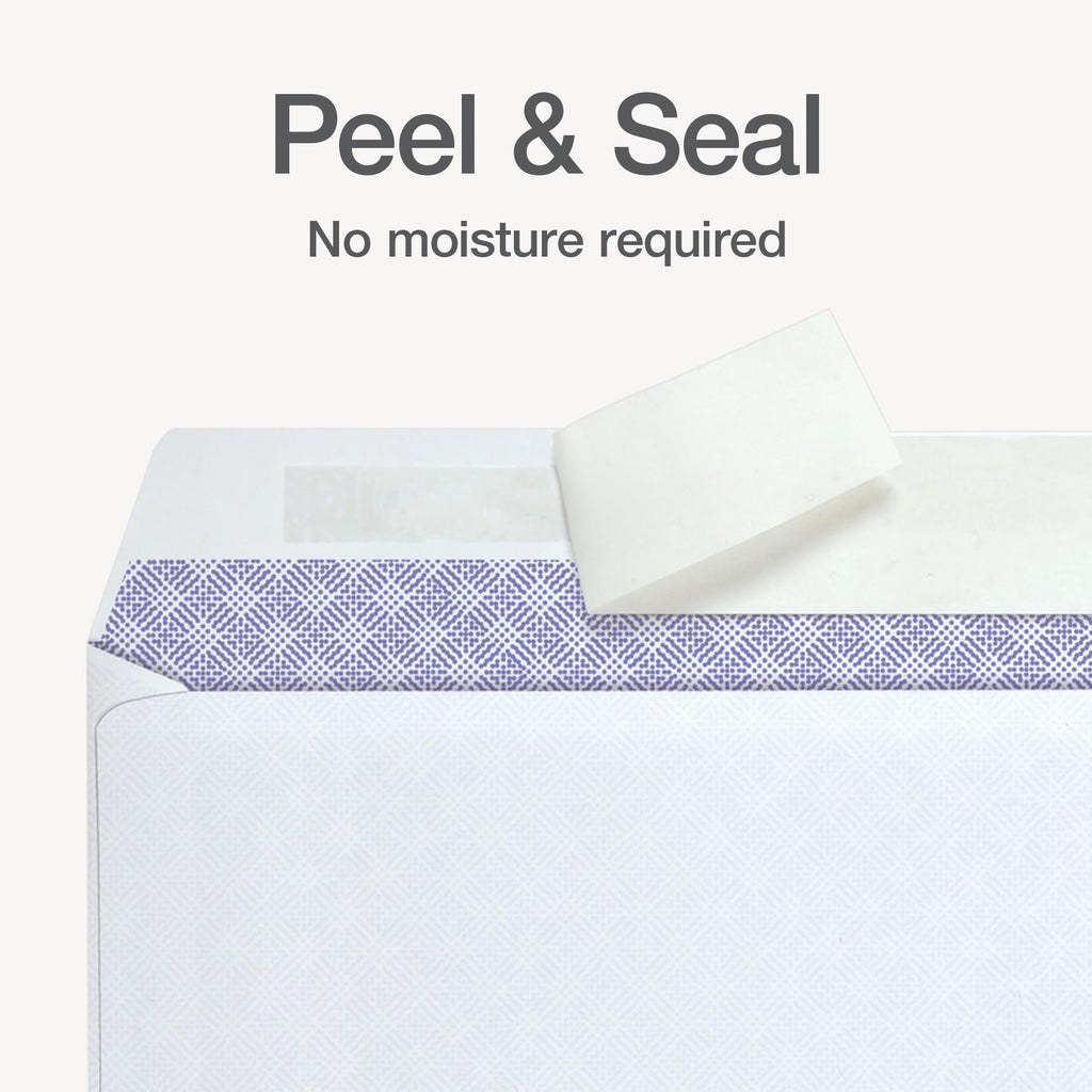 Oxford Envelopes, #10 Business Size, Security Tint, Peel & Seal Closure, 24 lb White Paper, Privacy Protection for Checks & Invoices, 500-Pack for Office or Home Mailing 🍁 All In One Marketplace Canada