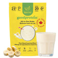 Good Protein Vegan Plant-based Protein Powder 100% Natural, Non-GMO, Dairy-free, Gluten-free, Soy-free, No Added Sugar and Nothing Artificial. Bananas & Cream All-in-One Shake 440 grams 🍁 All In One Marketplace Canada