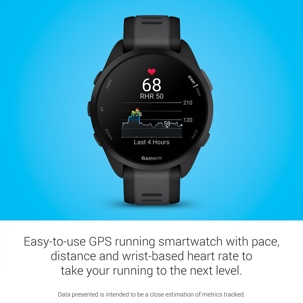 Garmin Forerunner® 165, Running Smartwatch, Colorful AMOLED Display, Training Metrics and Recovery Insights, Black 🍁 All In One Marketplace Canada