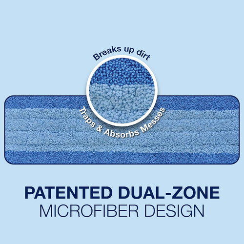 Bona Mop Microfiber Cleaning Pad for Hardwood & Hard Surface Floors - Value 3-Pack - For Use With Bona Mops - Dual Zone Cleaning 🍁 All In One Marketplace Canada