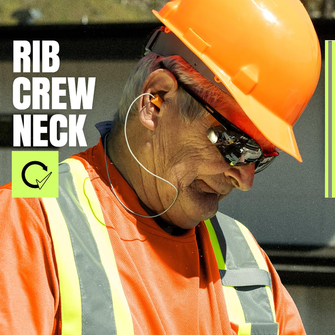 Pioneer Hi-Vis Work T-Shirt — Class 2, Orange, XL