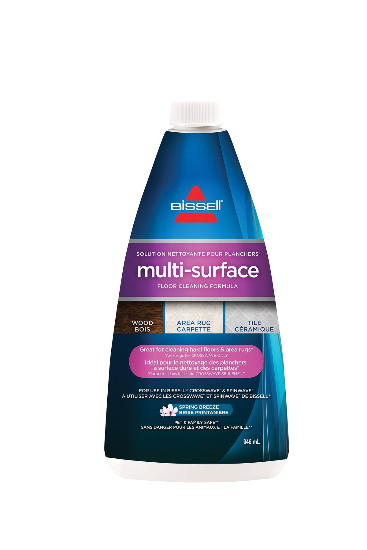 Bissell Spinwave Cord Powered Hard Floor Mop 2039C - Quiet Operation with On Demand Spray for Sealed Hard Floor Surfaces - Includes Trial Formula, A Set of Soft Pads and A Set of Scrub Pads 🍁 All In One Marketplace Canada