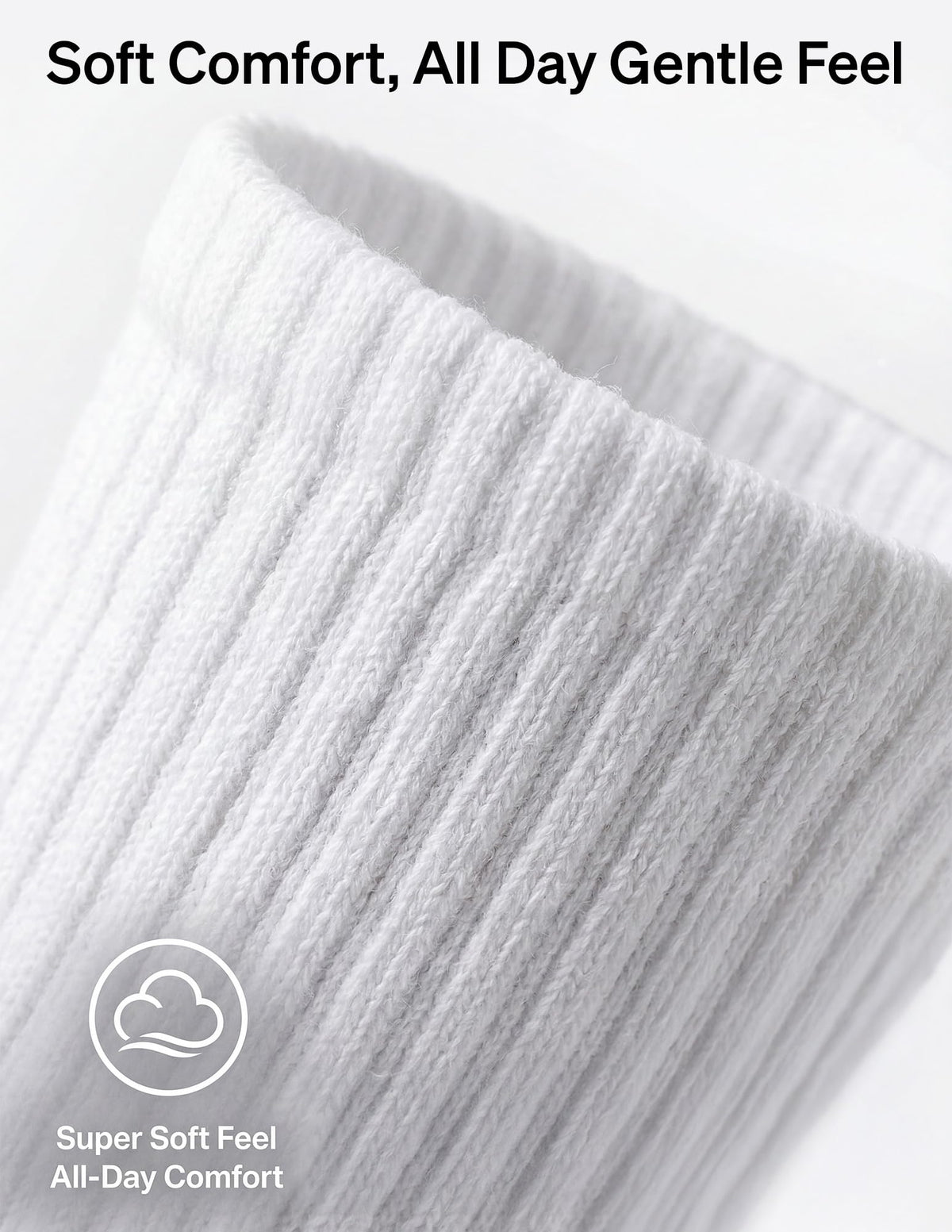 Hue Women's Mini Crew Sock 6 Pair Pack, White - 6 Pair Pack, One Size 🍁 All In One Marketplace Canada
