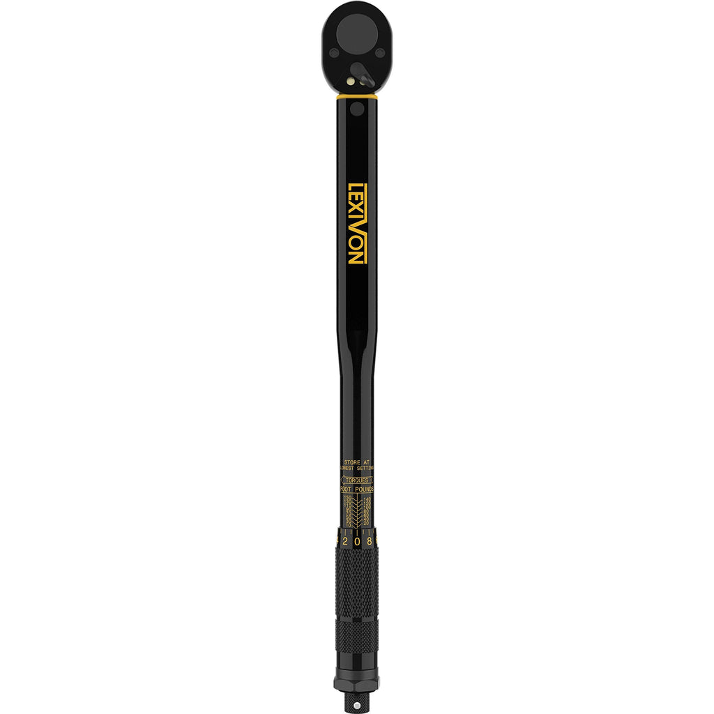 LEXIVON Torque Wrench 1/2-Inch Drive Click 10~150 Ft-Lb/13.6~203.5 Nm (LX-183) 🍁 All In One Marketplace Canada