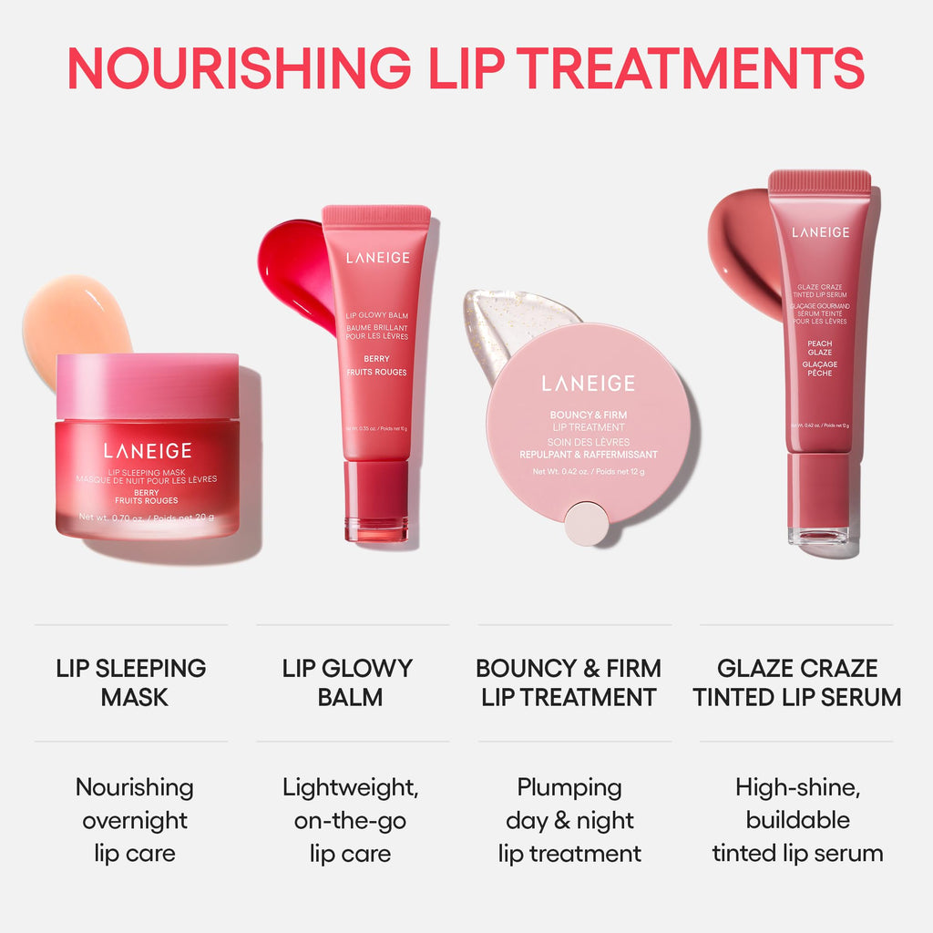 LANEIGE Glaze Craze Tinted Hydrating Lip Serum, for Glossy, Nourished Lips with Plumping Polypeptides, Chocolate Frosting 🍁 All In One Marketplace Canada