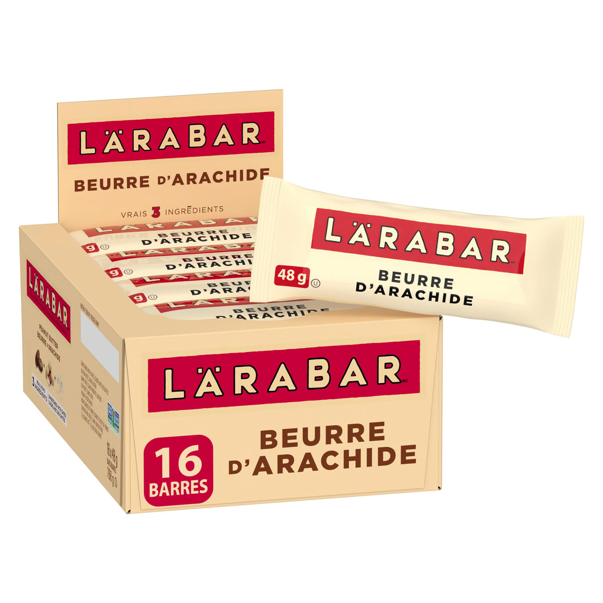 LÄRABAR Peanut Butter Fruit & Nut Bars — 16 Pack