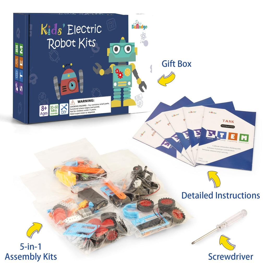 STEM Toys Science Kit for Kids 6-8 8-10 10-12, Crafts for Boys Girls Gifts 9-12 Years Old, STEM Building Robot Car Toys for Birthday Gift Ideas Age 8 9 10 11 12