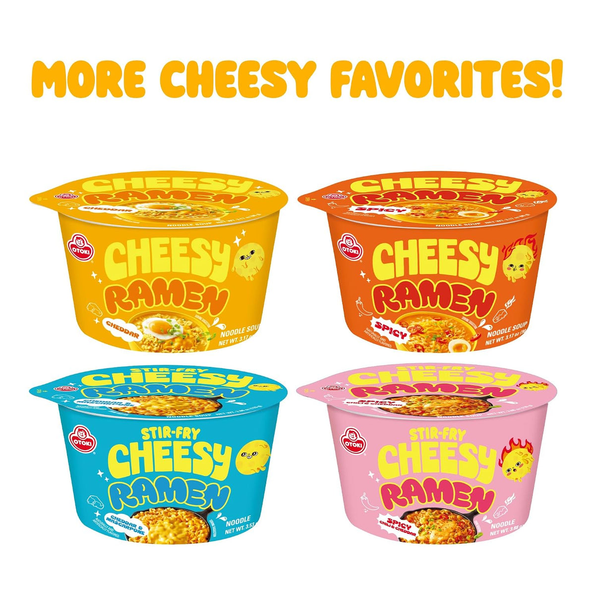 Ottogi Cheesy Cheddar Ramen Bowl (90G) [Best Before Date: 2027.06.08]