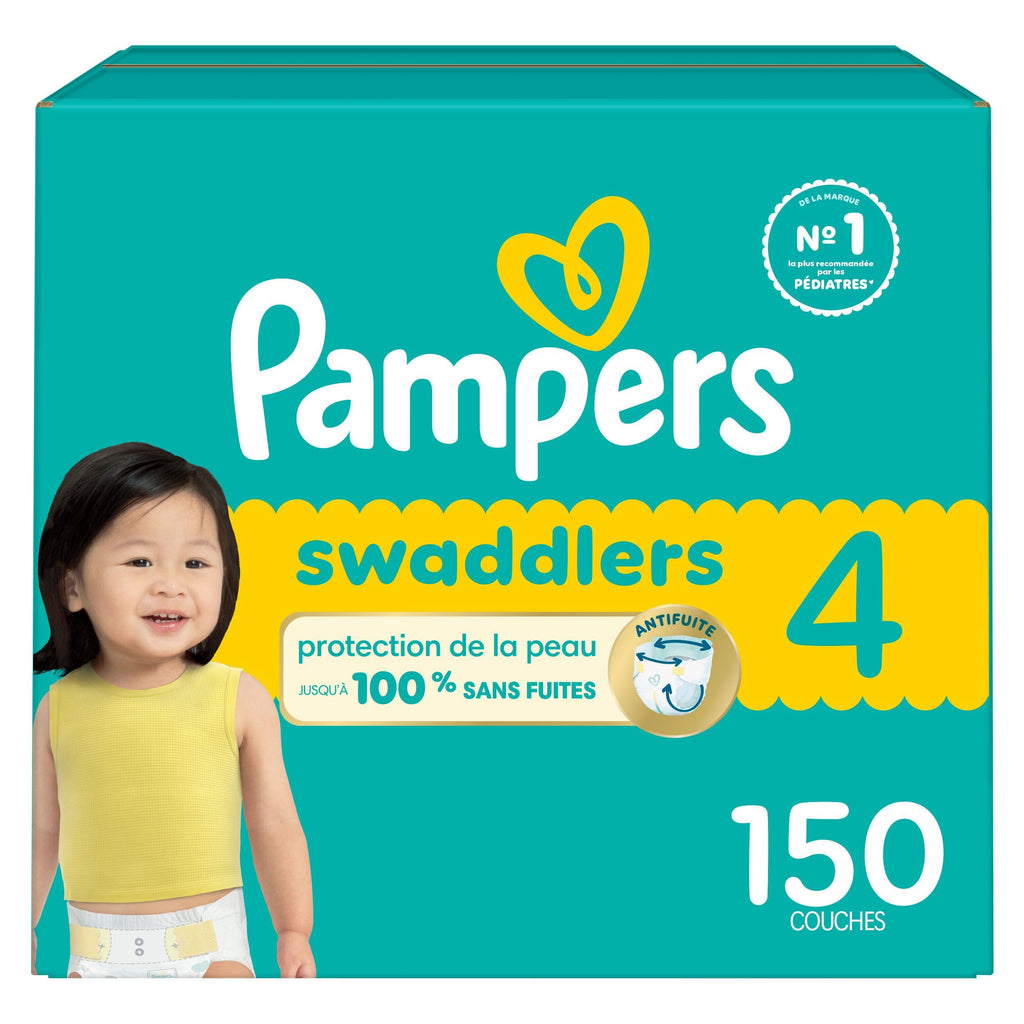 Pampers Swaddlers Diapers — Size 4, 150 Count