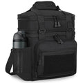 Tactical Lunch Box Cooler Bag - Expandable Insulated Lunch Bag for Men Daily - Large Lunchbox for Adults Work Shifts Outdoor Trips Black 16L 🍁 All In One Marketplace Canada