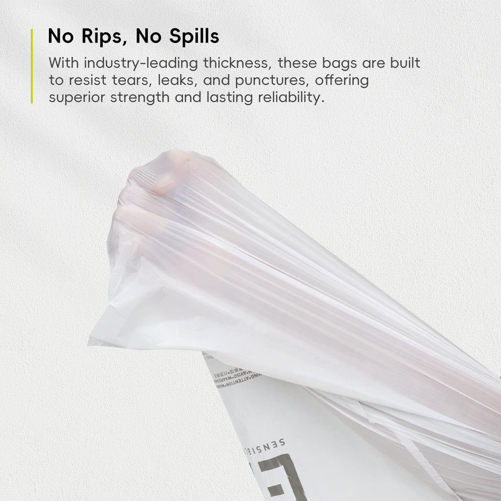 EKO Extra Strong 21 Gallon Large Trash Bags, Heavy-Duty Drawstring Kitchen & Household Garbage Bags (80L), Leak-Resistant, Fresh Floral Scent, Continuous Odor Control, 60 Count, Code G 🍁 All In One Marketplace Canada