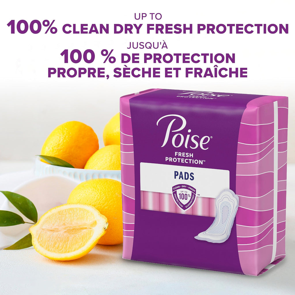 Poise Postpartum Incontinence Pads, Maximum Absorbency, Regular Length, 96 Count (2 packs of 48) 🍁 All In One Marketplace Canada