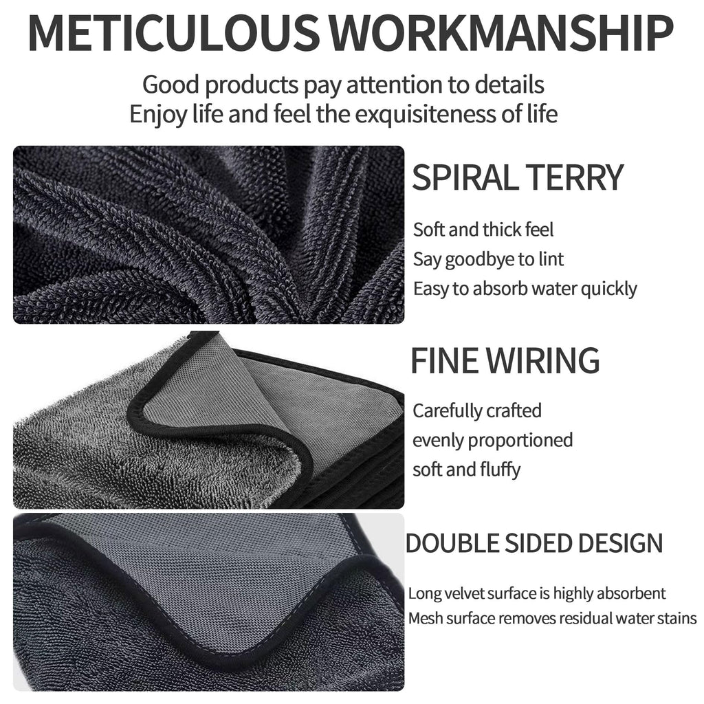 Shiny Wipes Towel for Shower, Shiny Wipes Cloth, Shower Cleaning Cloths for Car Detailing, Kitchen, Window Cleaning Cloth (3, 40 * 40cm) 🍁 All In One Marketplace Canada