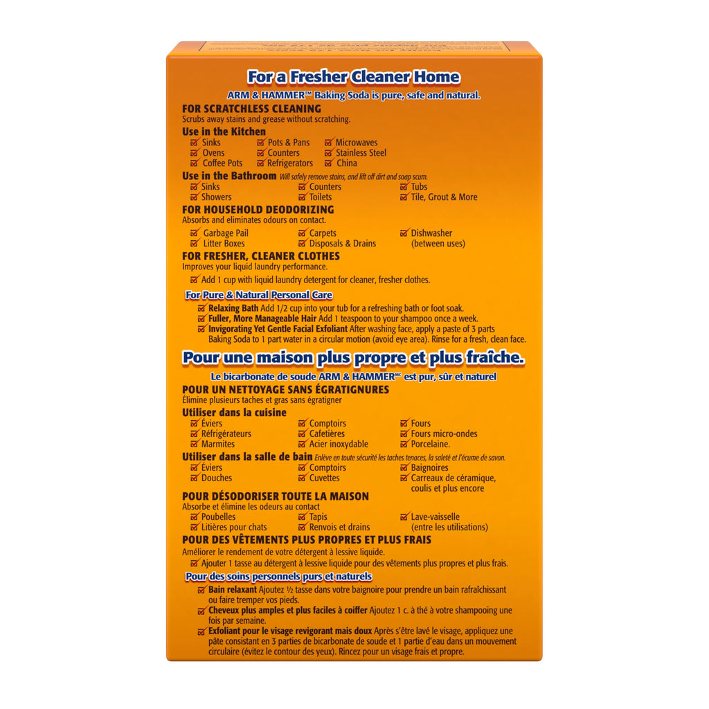 Arm & Hammer Pure Baking Soda – Multi-Purpose Cleaner, Natural Odour Eliminator & Baking Essential – Large Value Size – 2 kg (Pack of 1) 🍁 All In One Marketplace Canada