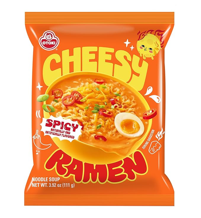 Ottogi Cheesy Spicy Cheddar Ramen [Best Before Date: 2027.03.24]