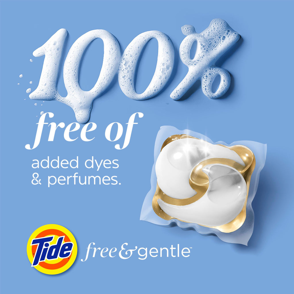 Tide PODS Free & Gentle Laundry Detergent — 76 Pacs