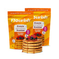 Flourish Protein Pancake & Waffle Mix with Whey Protein, No Added Sugar, High in Fiber - Just Add Water - Buttermilk Flavour, 430 g Each (2 Pack) - Made in Canada 🍁 All In One Marketplace Canada
