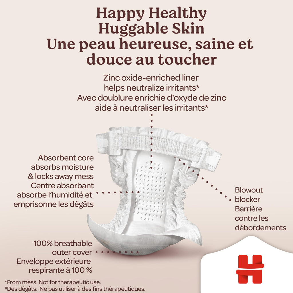 Huggies Size 2 Diapers, Skin Essentials Baby Diapers, Size 2 (12-18 lbs), 192 Count (3 Packs of 64), Packaging May Vary 🍁 All In One Marketplace Canada