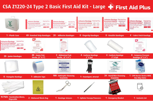 CSA First Aid Kit, Type 2 Basic - Large (51-100 Workers)