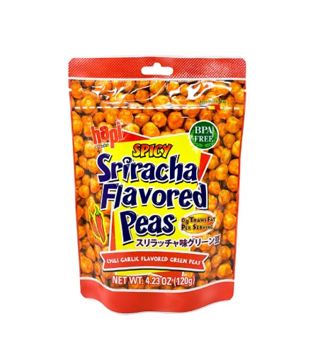 Hapi Spicy Sriracha Flavoured Peas (120G) [Best Before Date: 2027.03.08]