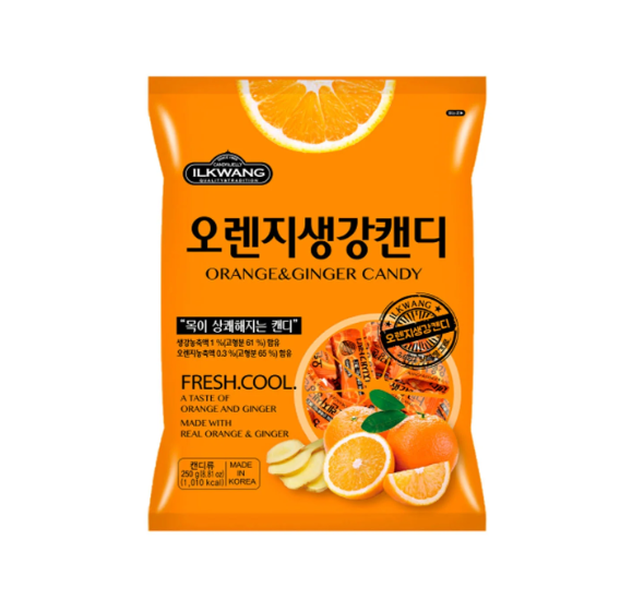 ILKWang Orange & Ginger Candy [Best Before Date: 2028.05.05]
