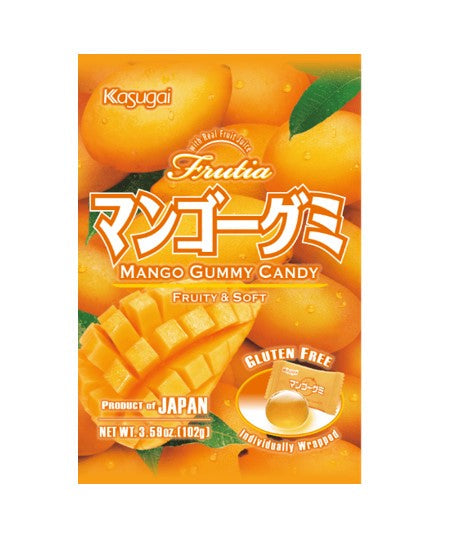 Kasugai Fruitia Mango Gummy [Best Before Date: 2027.01.17]