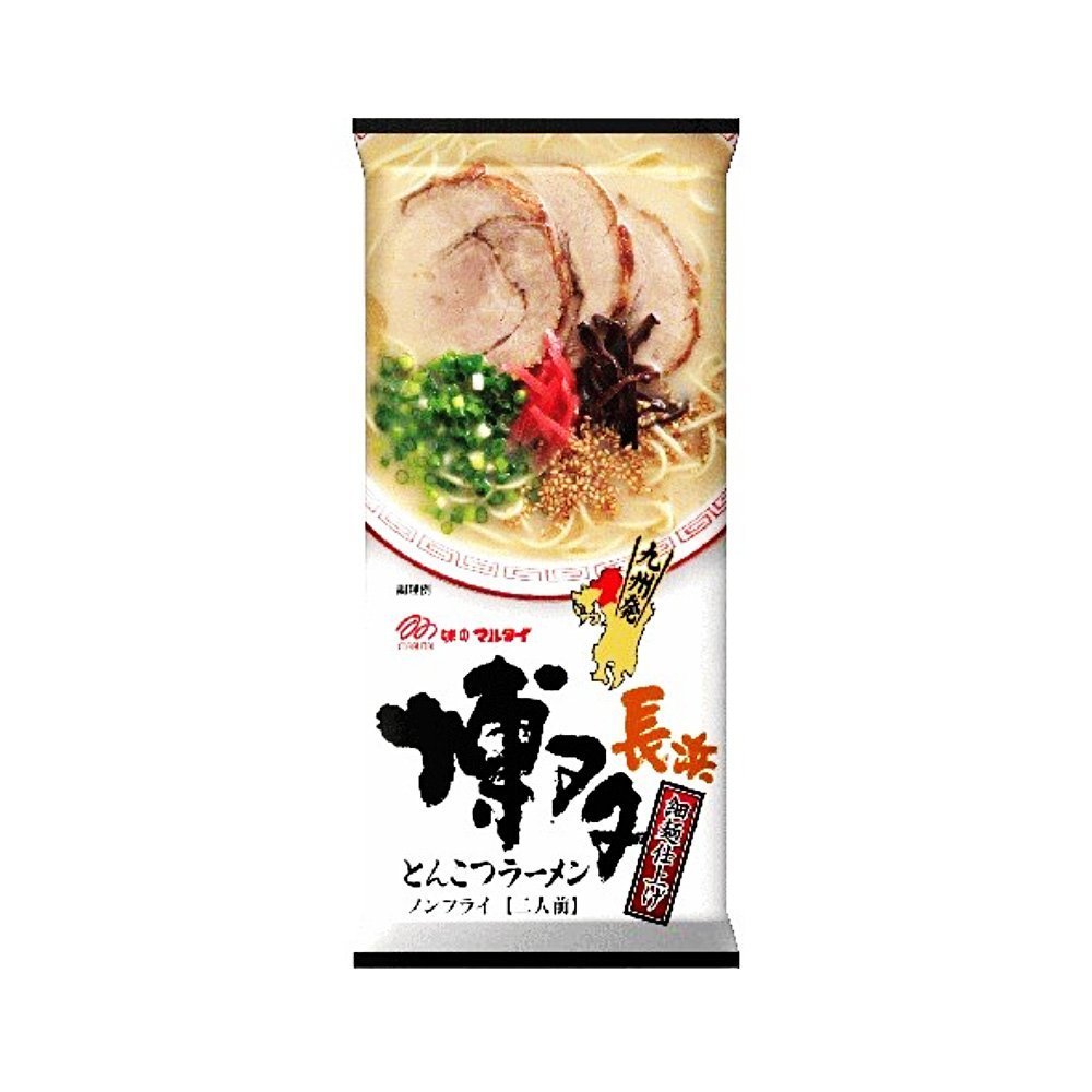 Marutai Hakata Nagahama Tonkotsu Ramen (2 Servings/185G) [Best Before Date: 2027.03.10]