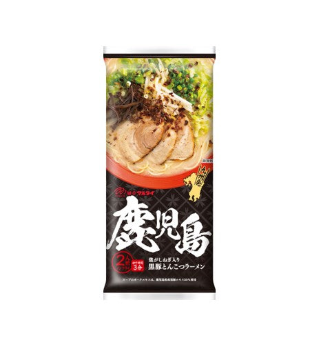 Marutai Kagoshima Kurobuta Tonkotsu Ramen (2 Servings/185G) [Best Before Date: 2026.12.04]
