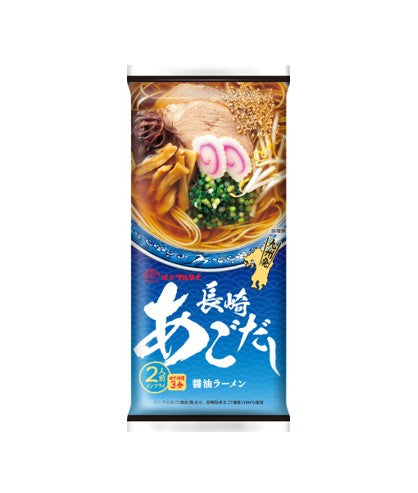 Marutai Nagasaki Agodashi Soy Sauce Ramen (2 Servings/178G) [Best Before Date: 2027.01.27]